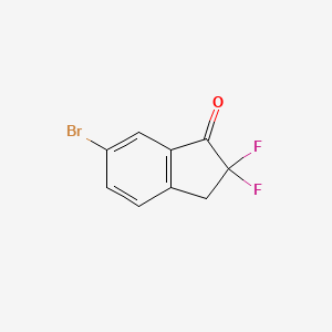 6-bromo-2,2-difluoro-2,3-dihydro-1H-inden-1-one