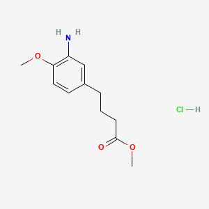 Methyl 4-(3-amino-4-methoxyphenyl)butanoate hydrochloride