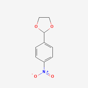 molecular formula C9H9NO4 B1347580 2-(4-Nitrophenyl)-1,3-dioxolane CAS No. 2403-53-4