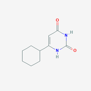 molecular formula C10H14N2O2 B1347581 6-环己基嘧啶-2,4(1h,3h)-二酮 CAS No. 28811-82-7