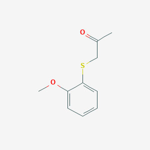 molecular formula C10H12O2S B13475841 1-((2-Methoxyphenyl)thio)propan-2-one 