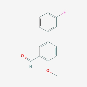 3'-Fluoro-4-methoxy-[1,1'-biphenyl]-3-carbaldehyde