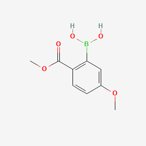 (5-Methoxy-2-(methoxycarbonyl)phenyl)boronic acid