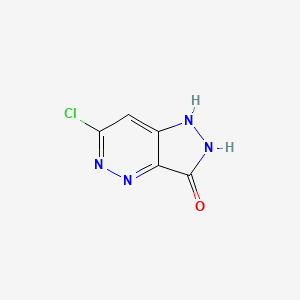 6-chloro-1H,2H,3H-pyrazolo[4,3-c]pyridazin-3-one