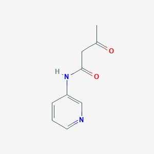 molecular formula C9H10N2O2 B1347590 3-Oxo-n-(pyridin-3-yl)butanamide CAS No. 1657-34-7