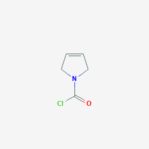 molecular formula C5H6ClNO B13475904 2,5-dihydro-1H-pyrrole-1-carbonyl chloride 