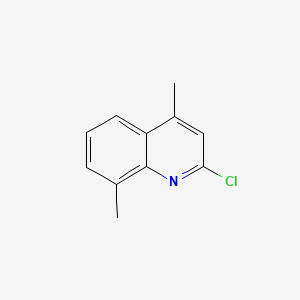 molecular formula C11H10ClN B1347593 2-氯-4,8-二甲基喹啉 CAS No. 3913-17-5