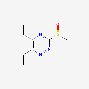 5,6-Diethyl-3-methanesulfinyl-1,2,4-triazine