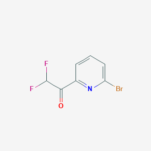 1-(6-Bromopyridin-2-yl)-2,2-difluoroethan-1-one