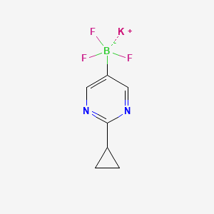 Potassium (2-cyclopropylpyrimidin-5-yl)trifluoroborate