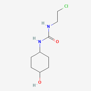 molecular formula C9H17ClN2O2 B1347600 1-(2-Chloroethyl)-3-(4-hydroxycyclohexyl)urea CAS No. 56239-23-7