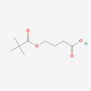 4-[(2,2-Dimethylpropanoyl)oxy]butanoic acid