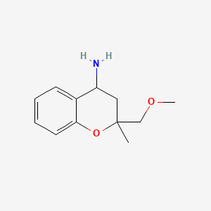 2-(methoxymethyl)-2-methyl-3,4-dihydro-2H-1-benzopyran-4-amine