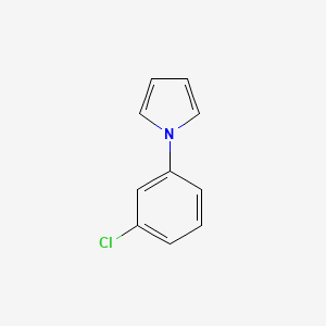molecular formula C10H8ClN B1347606 1-(3-Chlorophenyl)-1H-pyrrole CAS No. 41910-45-6
