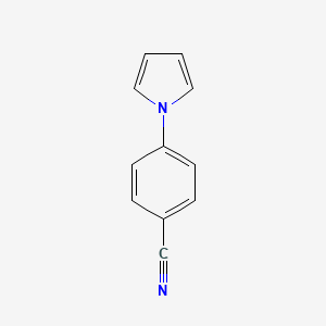 molecular formula C11H8N2 B1347607 4-(1H-Pyrrol-1-yl)benzonitrile CAS No. 23351-07-7