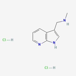 methyl({1H-pyrrolo[2,3-b]pyridin-3-yl}methyl)amine dihydrochloride