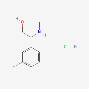 2-(3-Fluorophenyl)-2-(methylamino)ethan-1-ol hydrochloride