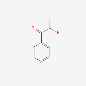 molecular formula C8H6F2O B1347609 2,2-二氟-1-苯乙酮 CAS No. 395-01-7