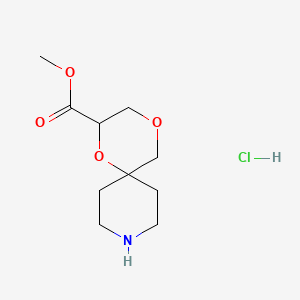 Methyl 1,4-dioxa-9-azaspiro[5.5]undecane-2-carboxylate hydrochloride