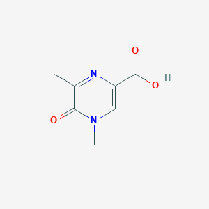 molecular formula C7H8N2O3 B13476109 4,6-Dimethyl-5-oxo-4,5-dihydropyrazine-2-carboxylic acid 