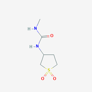 molecular formula C6H12N2O3S B1347618 1-(1,1-Dioxidotetrahydrothiophen-3-yl)-3-methylurea CAS No. 33024-64-5