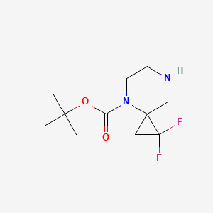 molecular formula C11H18F2N2O2 B13476193 Tert-butyl 1,1-difluoro-4,7-diazaspiro[2.5]octane-4-carboxylate CAS No. 2919955-27-2