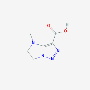 4-methyl-4H,5H,6H-imidazo[1,2-c][1,2,3]triazole-3-carboxylic acid