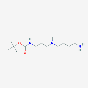 tert-butyl N-{3-[(4-aminobutyl)(methyl)amino]propyl}carbamate