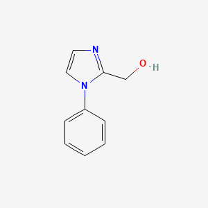 molecular formula C10H10N2O B1347624 (1-Phenyl-1h-imidazol-2-yl)methanol CAS No. 5709-62-6