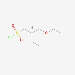 2-(Ethoxymethyl)butane-1-sulfonyl chloride