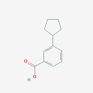 molecular formula C12H14O2 B1347626 3-环戊基苯甲酸 CAS No. 19920-79-7