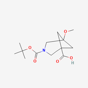 3-[(Tert-butoxy)carbonyl]-5-methoxy-3-azabicyclo[3.1.1]heptane-1-carboxylic acid