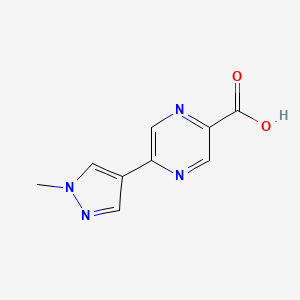 5-(1-methyl-1H-pyrazol-4-yl)pyrazine-2-carboxylic acid