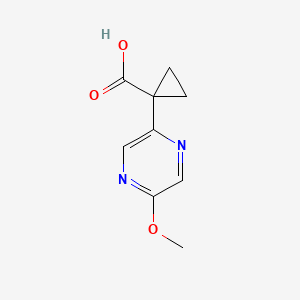 1-(5-Methoxypyrazin-2-yl)cyclopropane-1-carboxylic acid