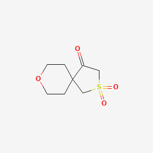 molecular formula C8H12O4S B13476311 8-Oxa-2lambda6-thiaspiro[4.5]decane-2,2,4-trione 