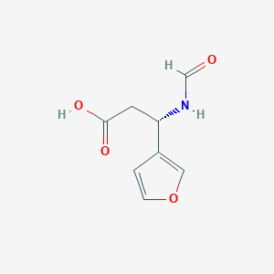 (s)-3-Formamido-3-(furan-3-yl)propanoic acid