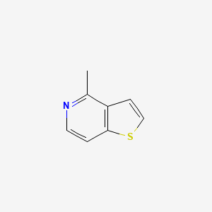 molecular formula C8H7NS B1347632 4-甲基噻吩[3,2-c]吡啶 CAS No. 30433-78-4