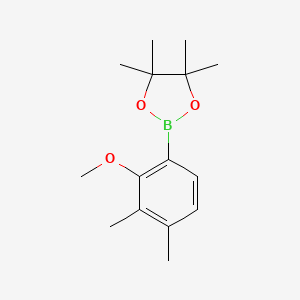 2-(2-Methoxy-3,4-dimethylphenyl)-4,4,5,5-tetramethyl-1,3,2-dioxaborolane