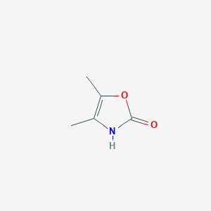 molecular formula C5H7NO2 B1347634 4,5-二甲基-1,3-噁唑-2(3H)-酮 CAS No. 59167-68-9