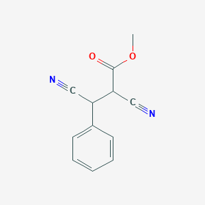 molecular formula C12H10N2O2 B1347635 Methyl 2,3-dicyano-3-phenylpropanoate CAS No. 75024-36-1