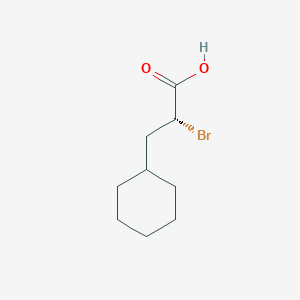 (2R)-2-bromo-3-cyclohexylpropanoic acid