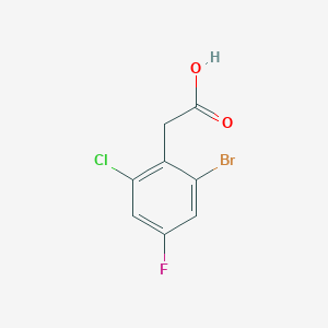 2-(2-Bromo-6-chloro-4-fluorophenyl)acetic acid