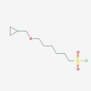 6-(Cyclopropylmethoxy)hexane-1-sulfonyl chloride