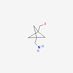 1-[3-(Fluoromethyl)bicyclo[1.1.1]pentan-1-yl]methanamine