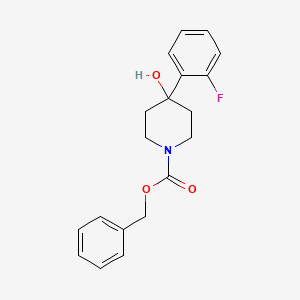 Benzyl 4-(2-fluorophenyl)-4-hydroxypiperidine-1-carboxylate