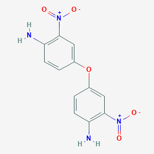 molecular formula C12H10N4O5 B1347640 4-(4-Amino-3-nitrophenoxy)-2-nitroaniline CAS No. 3273-78-7