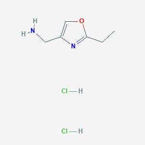 1-(2-Ethyl-1,3-oxazol-4-yl)methanamine dihydrochloride