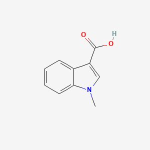 molecular formula C10H9NO2 B1347649 1-甲基吲哚-3-羧酸 CAS No. 32387-21-6