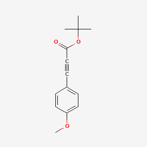 Tert-butyl 3-(4-methoxyphenyl)prop-2-ynoate