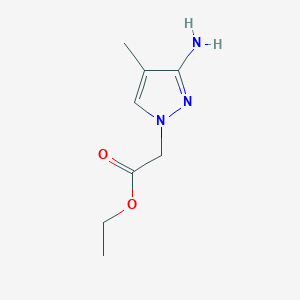 Ethyl 2-(3-amino-4-methyl-1h-pyrazol-1-yl)acetate